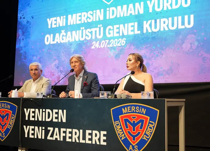 Yeni Mersin İdman Yurdu Extraordinary General Assembly, 24 July 2026 — chair table
