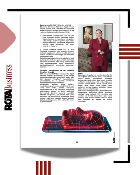Rota Business — The Role of Digital Footprints in Divorce Cases: Social-Media Posts — Evidence or Violation?, 1