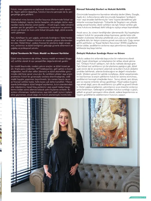 Zirvedekiler Dergisi — The Law of the New World: How Do We Pass On Our Digital Legacy Safely?, 2